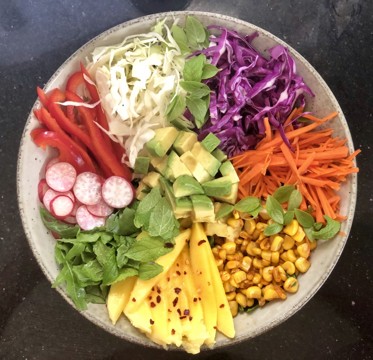 Healthy no mayo coleslaw