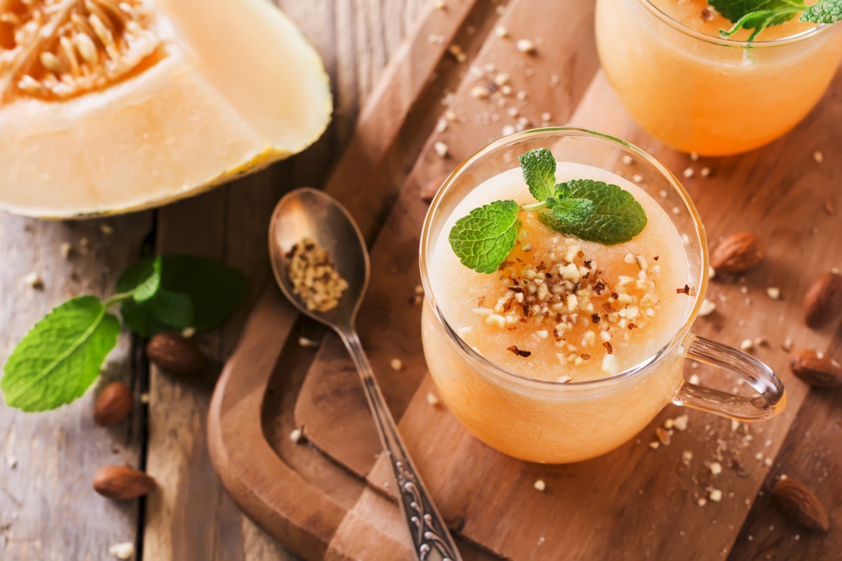 Banaan-meloen smoothie