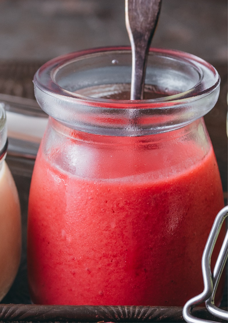 Raspberry salad dressing