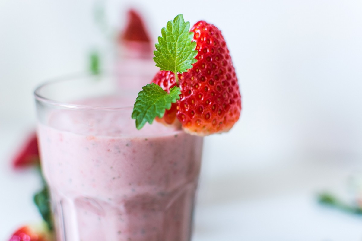 aardbei-meloen milkshake