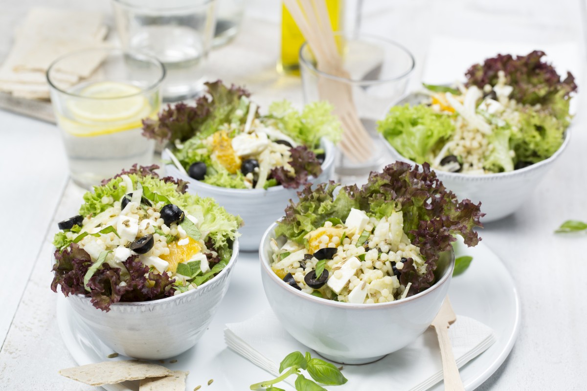 Venkelsalade met parelcouscous