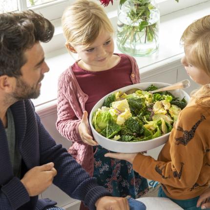 Salad and family