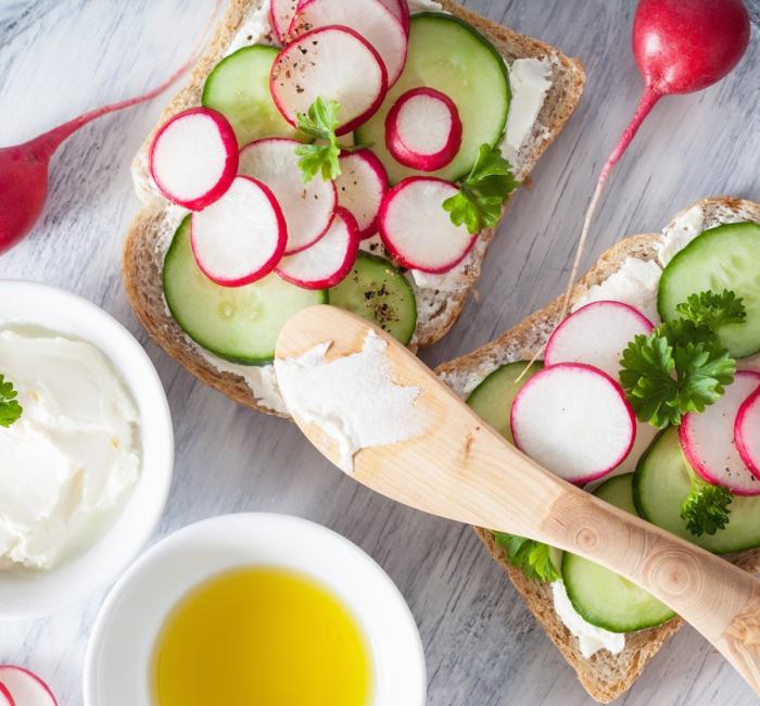 a healthy high tea