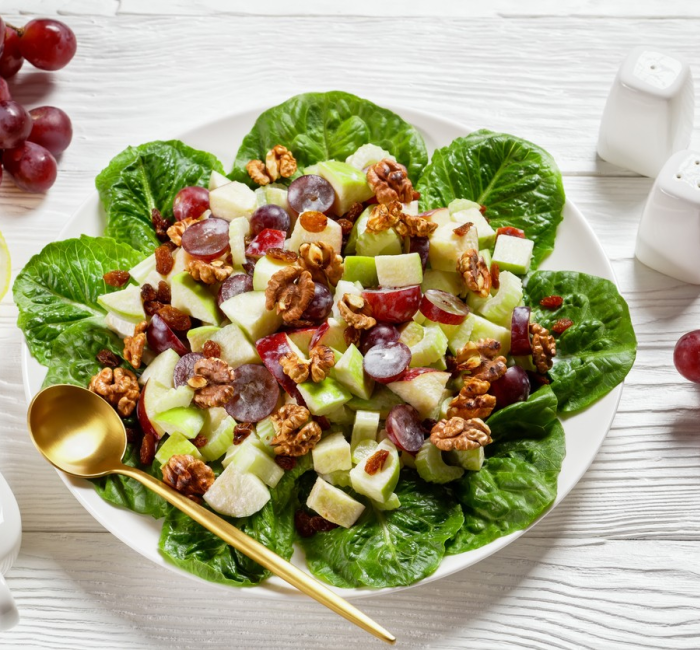 Ensalada de lechuga y manzana 